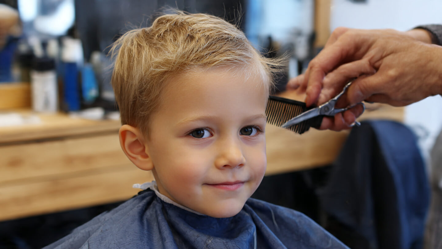 Kids cut - tidy finish