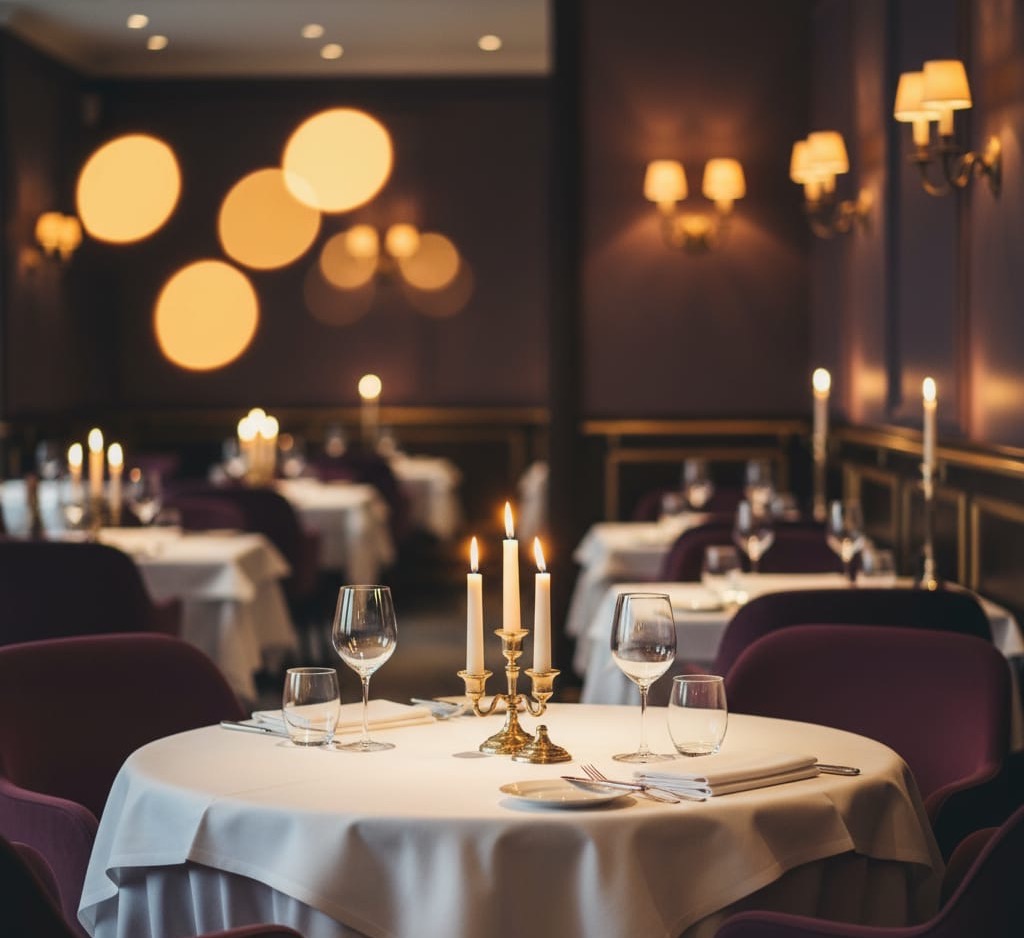 Intimate dining atmosphere