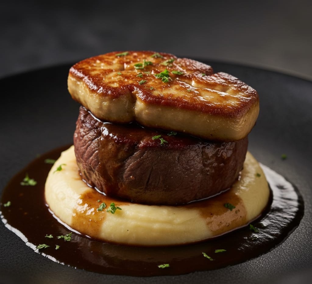 Beef Rossini - foie gras, tenderloin