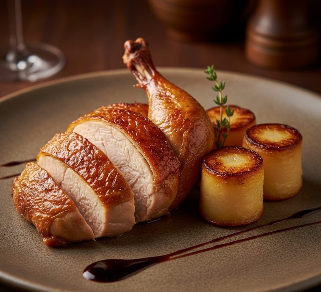 Poulet Rôti - dry-aged chicken, roasted herbs